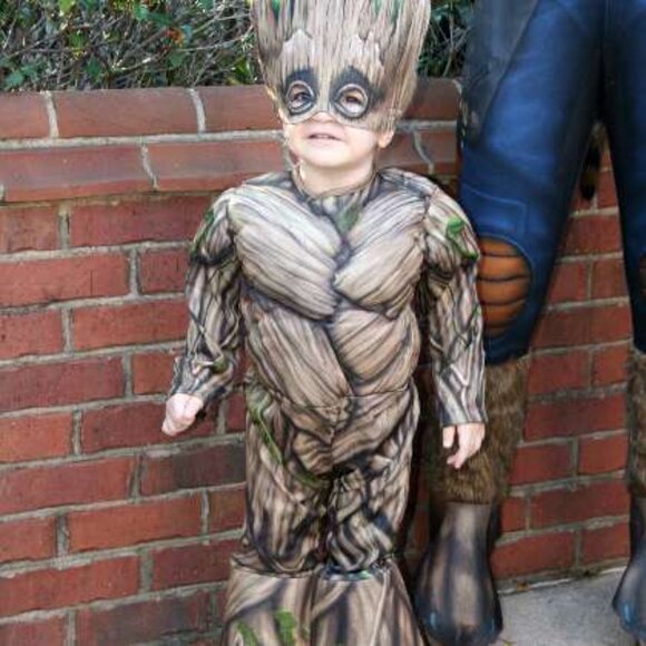 Rubie's Guardians of The Galaxy Muscle Chest Groot Costume SIZE XSMALL - Picture 2 of 3
